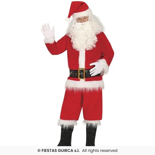 Costume lusso babbo natale - lusso,