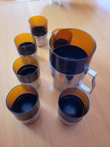 Servizio bicchieri caraffa - servizio, 6
