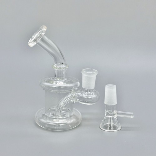 Clear mini glass bong - 5",