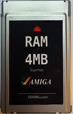 PCMCIA 4MB FAST RAM SRAM per Amiga 600/1200