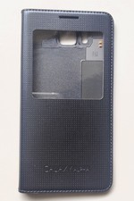 Samsung Galaxy Alpha G850 original cover flip case faux leath, custodia ecopelle