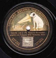 Burmester. Rameau (Gavotte) + Dussek (Menuet). CRG 47978/9 (10"). NM-