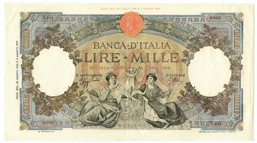 1000 lire capranesi - 1000,