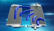 Aluminum radiator+BLUE HOSE