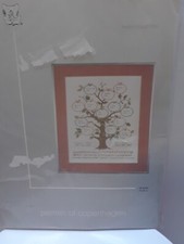 PERMIN of Copenhagen Cross Stitch Kit 39-9403 Denmark family tree sampler