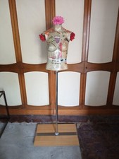 Manichino donna mezzo busto vintage decoupage