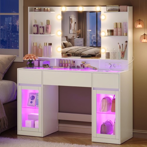 Tavolo trucco con specchio - tavolo,