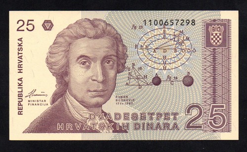 Banconota croazia dinari - banconota,