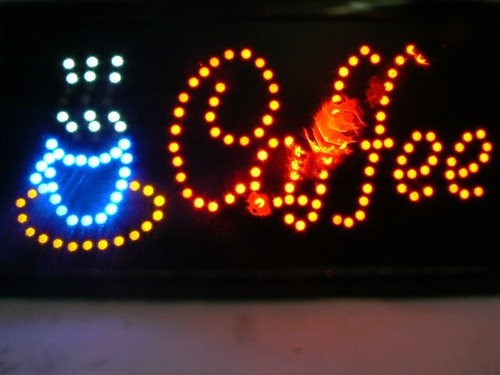 Insegna luminosa led per - led,