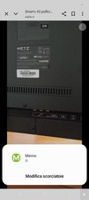 smart tv metz 42 pollici usato poco in buone condizioni da ritirare in loco