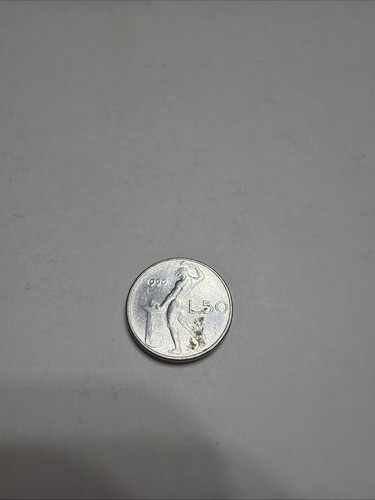 1990 italy lire coin - 50,