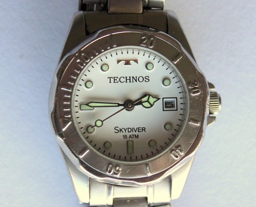 Vintage technos sky - diver, 150m