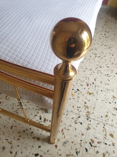 Letto ottone piu - ottone, reti