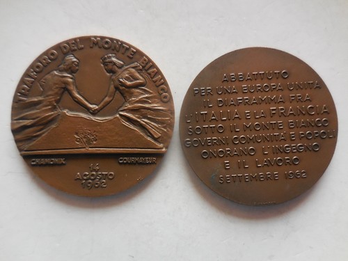 Medaglia traforo del - , monte
