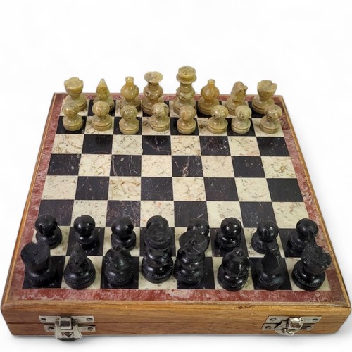 Set scacchi pietra legno - pietra, e