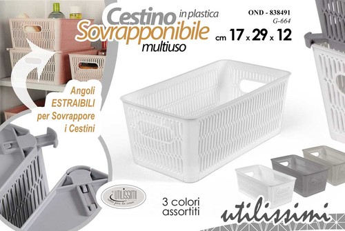 Cesto sovrapponibile