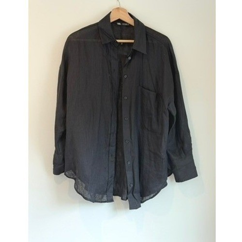 Zara camicia donna lino - camicia,