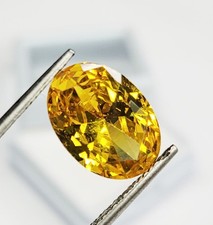 11x9 mm zaffiro giallo