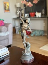 Statua statuina bronzo Auguste