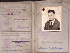 Patente di guida cl. 3 e 4 Francoforte 1967 - straccio grigio - vintage -