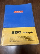 Fiat 850 Coupe Catalogo Ricambi 1968