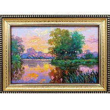 Quadro olio firmato con