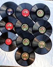 LOTTO DI 10 DISCHI IN VINILE LA VOCE DEL PADRONE PER GRAMMOFONO 78 GIRI