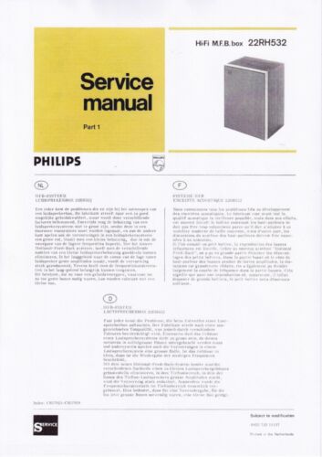 Manuale servizio philips 22 - di,