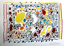 Pablo Picasso "Il Picador" Litografia COA firmato op numerata a mano timbro