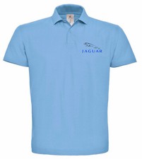 JAGUAR Polo Blu Ricamata Logo