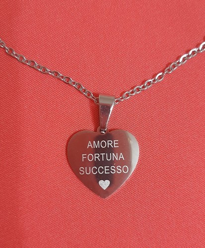Collana acciaio - collana,