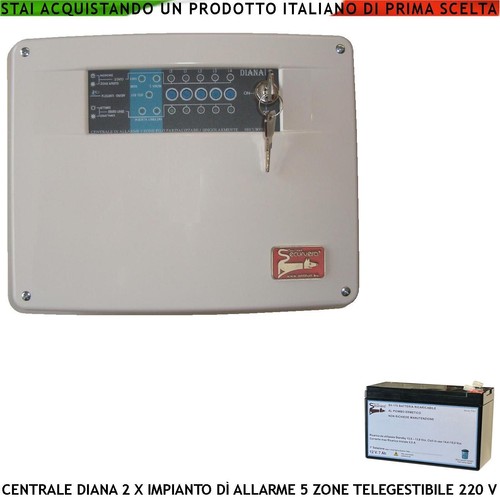 Centrale antifurto diana - centrale, 5