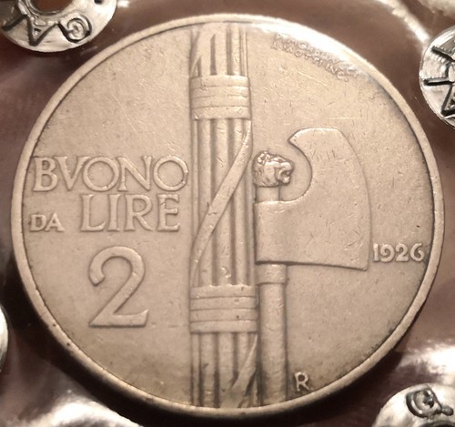 Moneta lire 1926 - moneta,