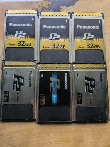 Lotto schede panasonic p2 - lotto,