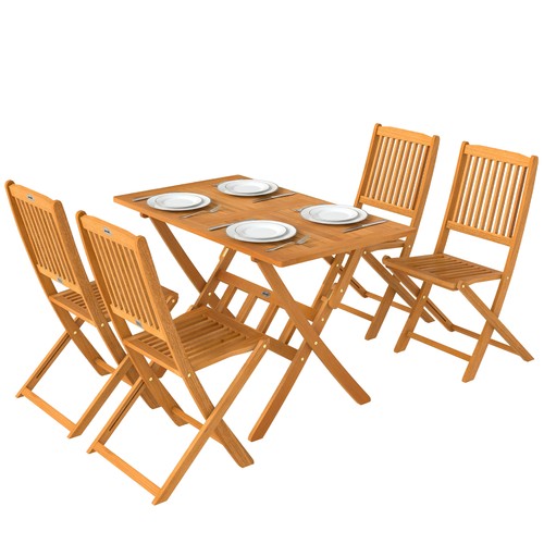 Outsunny set pranzo giardino - set,