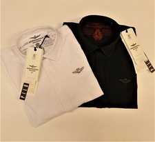 CAMICIA LINO MANICA AERONAUTICA MILITARE UOMO 221CA1198CT2943 BIANCO BLU 