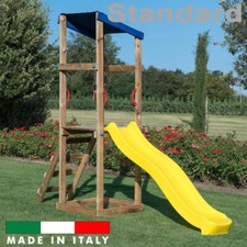 SAVINOUTDOOR Scivolo Torre Luna tetto Standard Giochi bambini Giardino Esterno