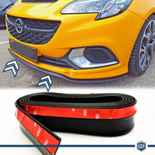 SPOILER Adesivo PER Opel Corsa, Astra Lama SOTTO PARAURTI Nero Flessibile tuning