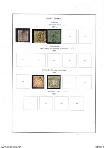 Wuerttemberg collezione - wuerttemberg,