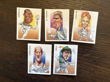 Lotto 5 Figurine Caricature - Calciatori Panini 1993/94
