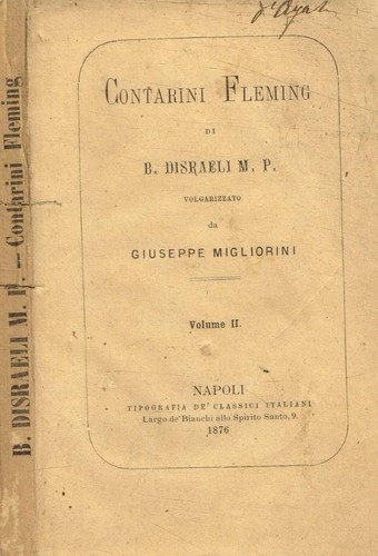 Contarini fleming vol - contarini,
