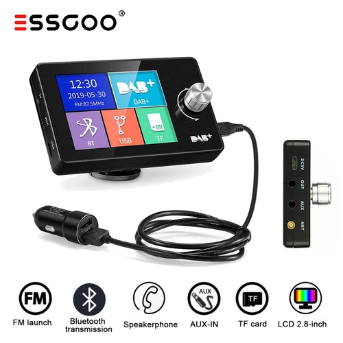 Adattatore autoradio dab - 2.8", dab+