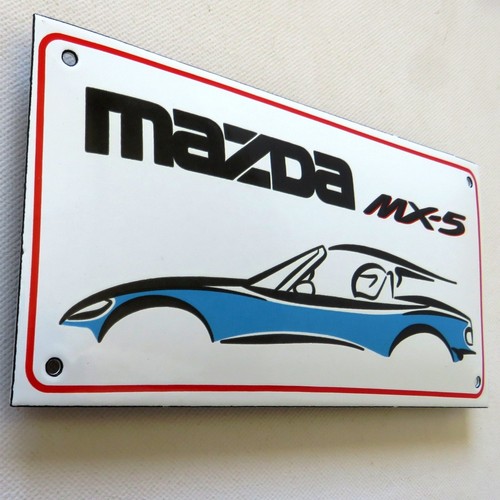 Mazda insegna smaltata - =,