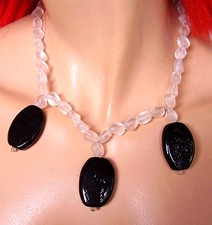 J95 / Collana Vetro Bianco