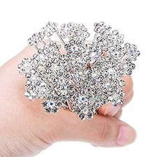 Forcine capelli sposa strass fiore ferretti per capelli sposa 20 L.24177