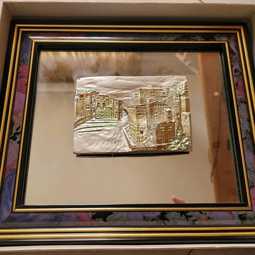 Quadro con specchio rilievo - specchio,