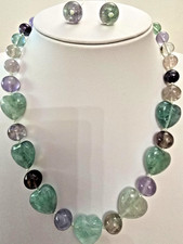 COLLANA CUORE PIETRA PREZIOSA