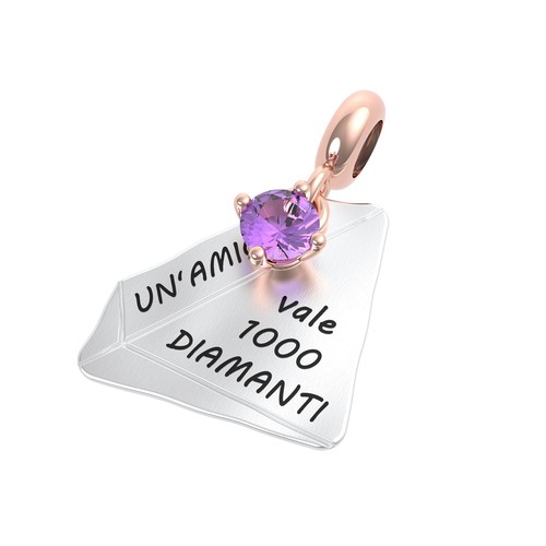 Charm rerum donna amicizia - charm,