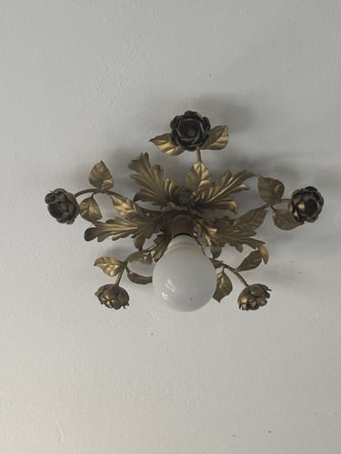 Lampadario vintage metallo - lampadario,