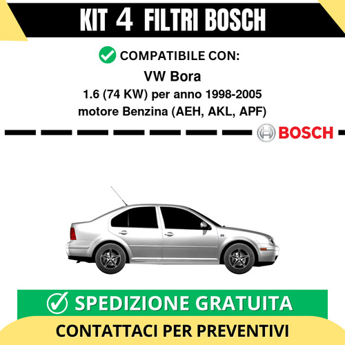 Kit bosch filtri tagliando - filtri,